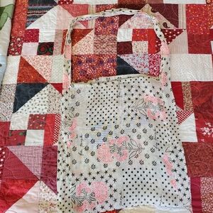 Floral and Polka Dot Tote Bag